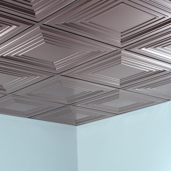 Fasade Ceiling Tile In Traditional 3, 2 X 4 Ceiling Tiles Menards