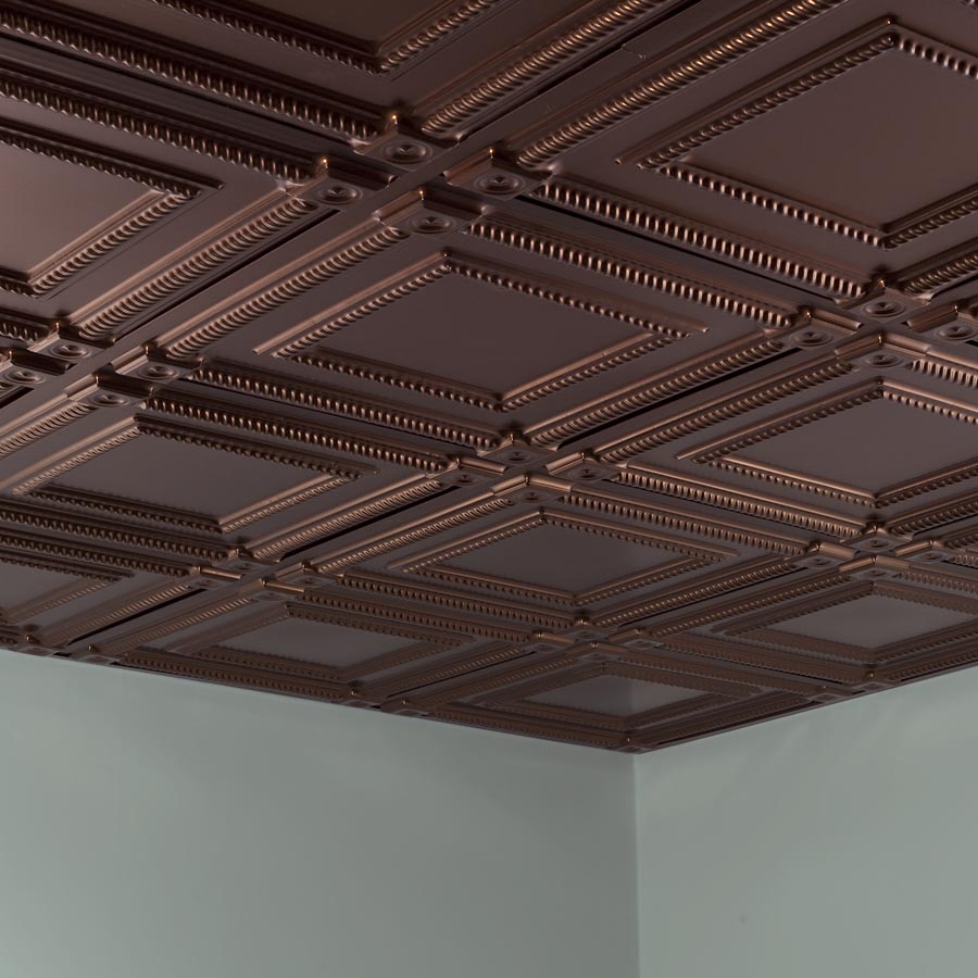 Fasade Ceiling Tile in Coffer DIY Decor Store